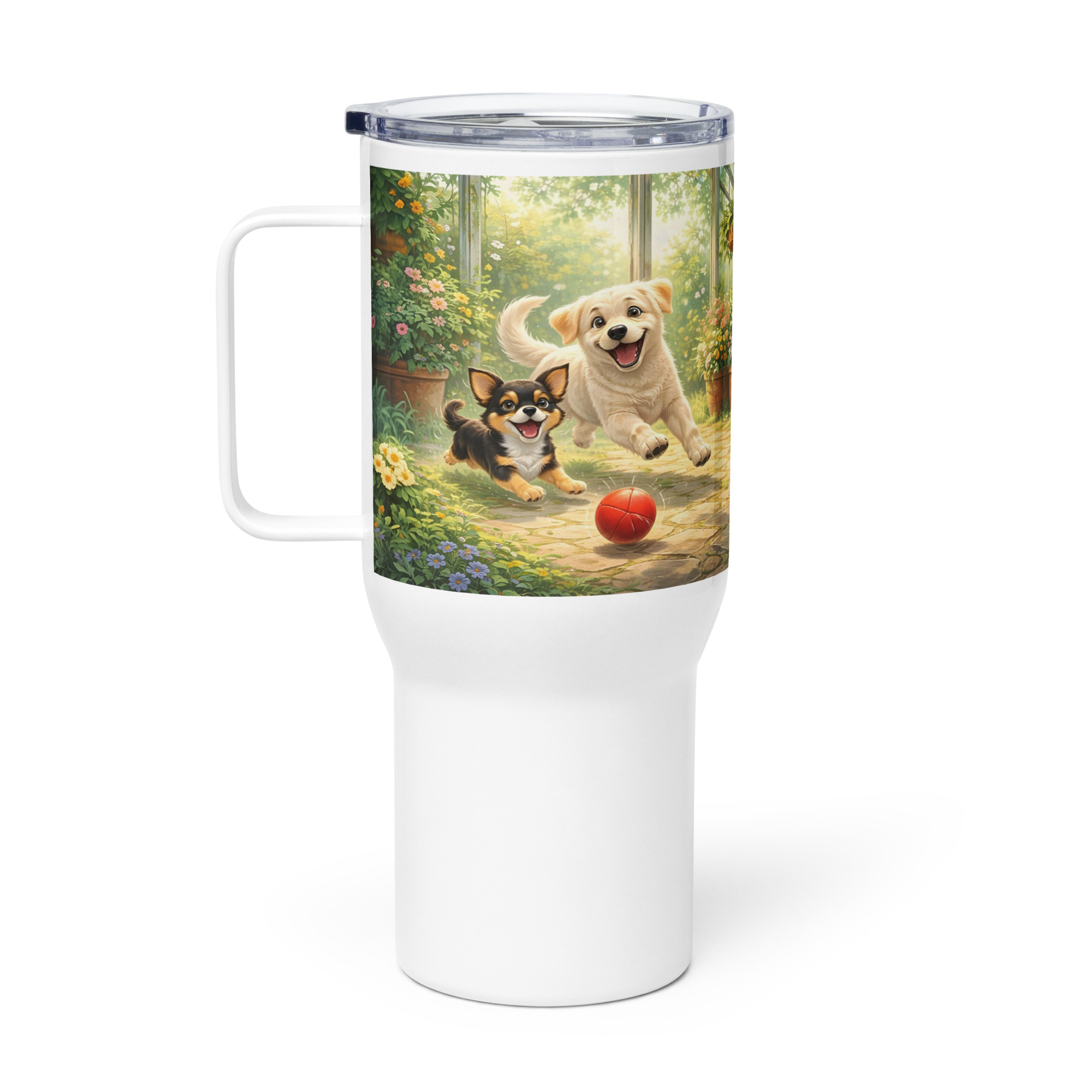 Greenhouse Adventure Travel Mug with Handle